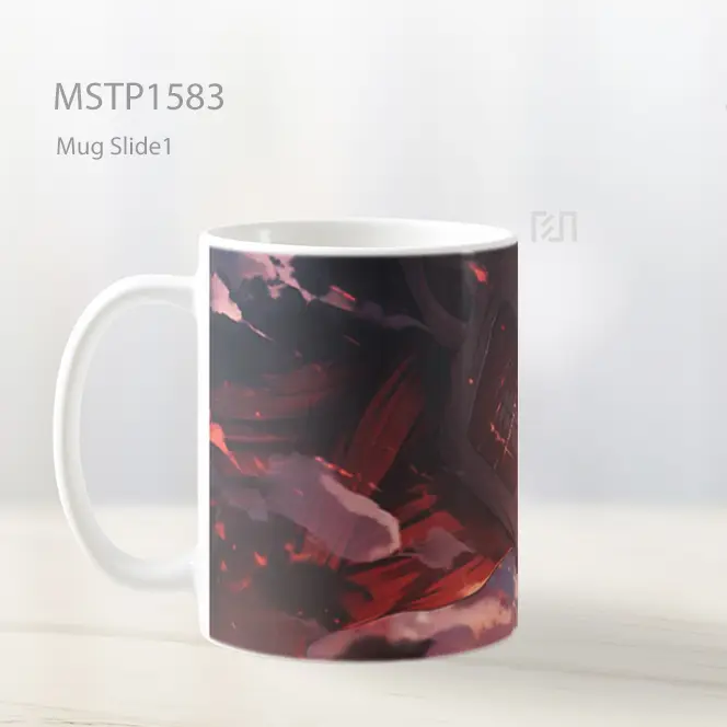 Kolosal Titan Mata Menyala Mug MSTP1583 - All-side / Desain