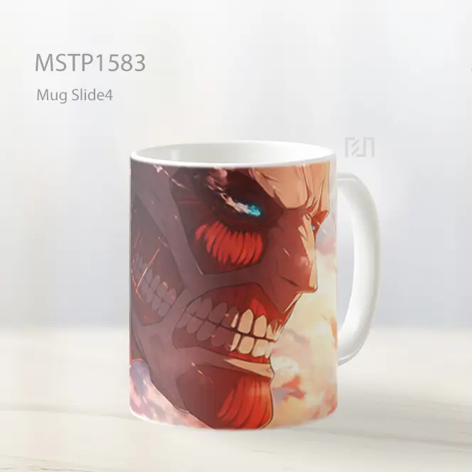 Kolosal Titan Mata Menyala Mug MSTP1583