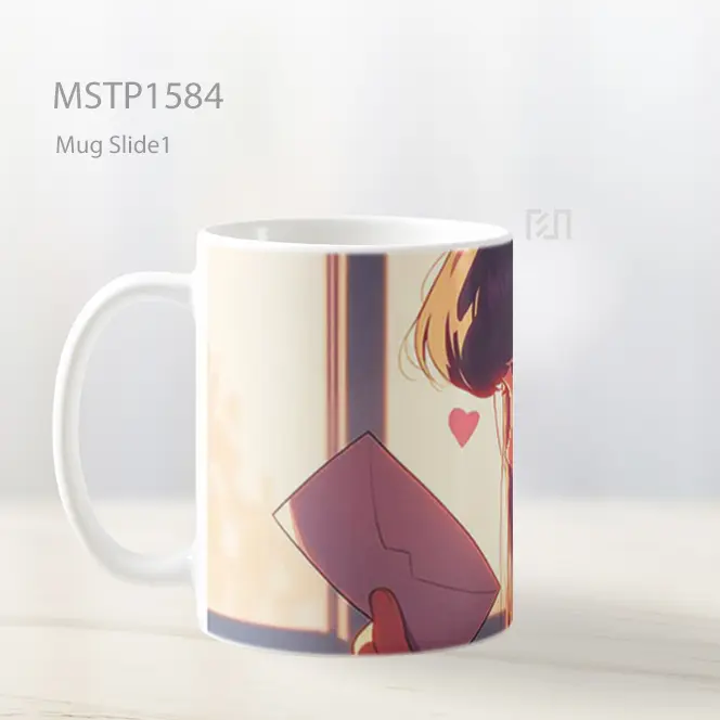 Komi San Surat Cinta Mug MSTP1584 - All-side / Desain