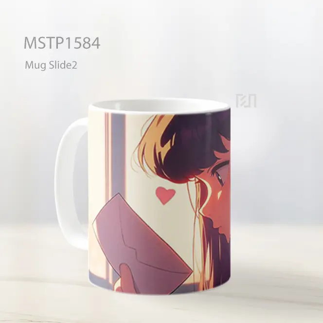 Komi San Surat Cinta Mug MSTP1584 - All-side / Desain