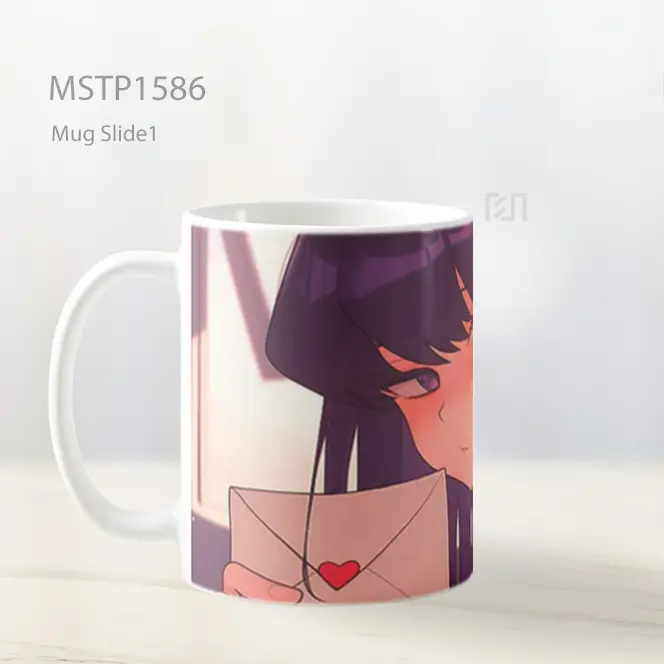 Komi San Dengan Ekspresi Malu Mug MSTP1586 - All-side / Desain
