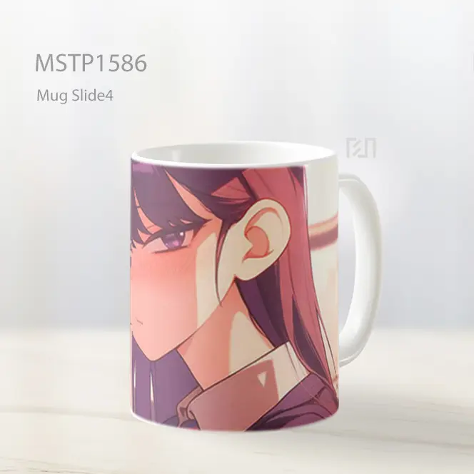 Komi San Dengan Ekspresi Malu Mug MSTP1586