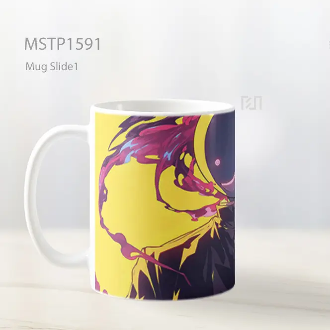 Koro Sensei Senyum Kekacauan Mug MSTP1591 - All-side / Desain