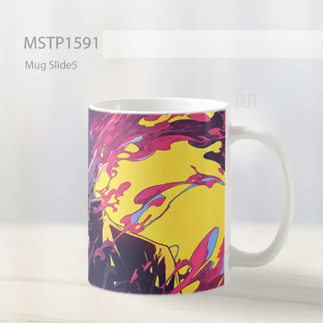 Koro Sensei Senyum Kekacauan Mug MSTP1591 - All-side / Desain