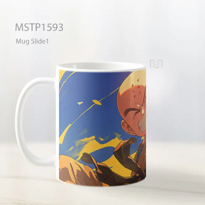 Krillin Lucu Dragon Ball Mug MSTP1593 - All-side / Desain