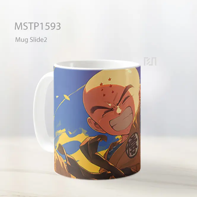 Krillin Lucu Dragon Ball Mug MSTP1593 - All-side / Desain
