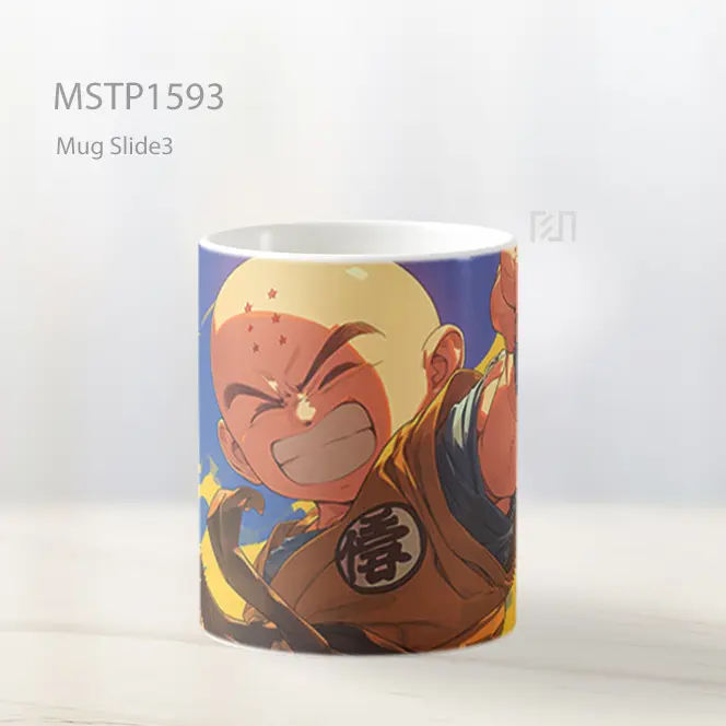 Krillin Lucu Dragon Ball Mug MSTP1593 - All-side / Desain