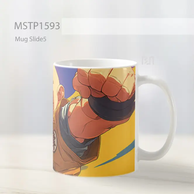 Krillin Lucu Dragon Ball Mug MSTP1593 - All-side / Desain