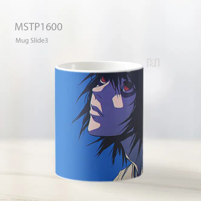 L Death Note Misteri Gelap Mug MSTP1600 - All-side / Desain