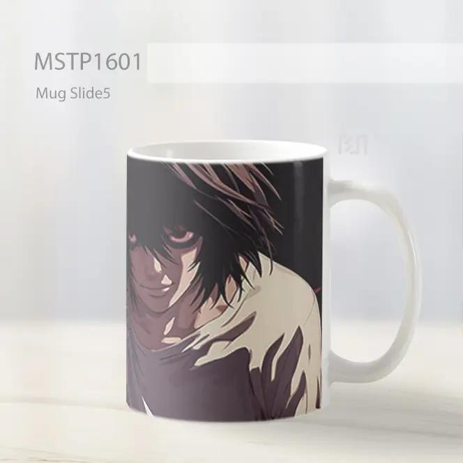 L Death Note Mug MSTP1601 - All-side / Desain