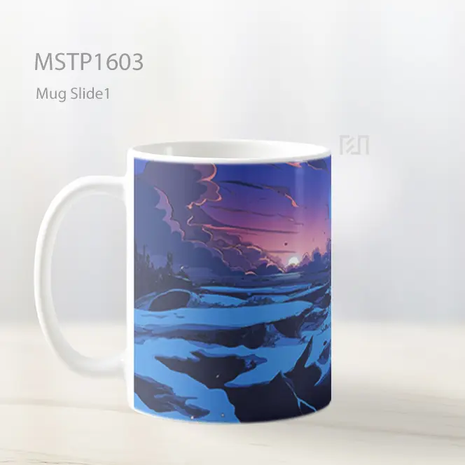 Landscape Anime Night Mug MSTP1603 - All-side / Desain