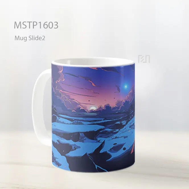 Landscape Anime Night Mug MSTP1603 - All-side / Desain