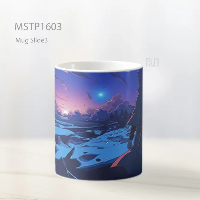 Landscape Anime Night Mug MSTP1603 - All-side / Desain