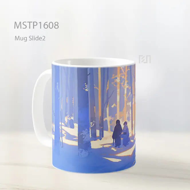 Legoshi And Haru Hutan Bersalju Mug MSTP1608 - All-side / Desain