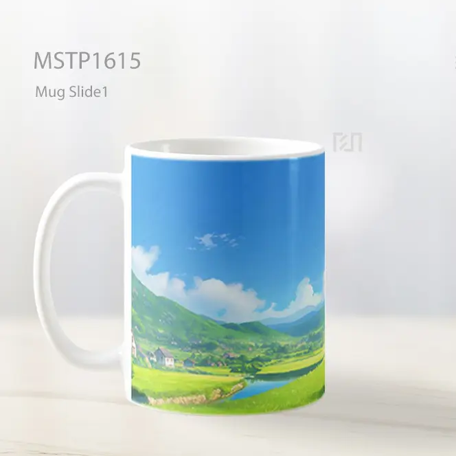 Lembah Cerah Ghibli Ultrawide Mug MSTP1615 - All-side / Desain