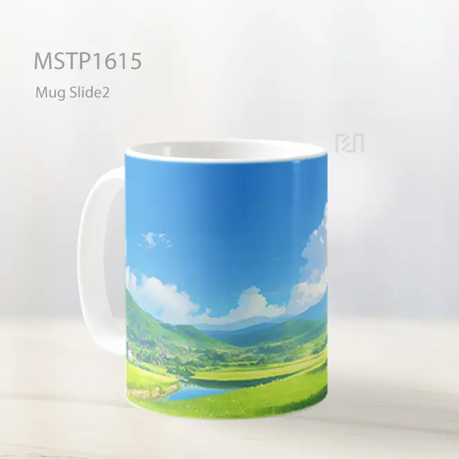 Lembah Cerah Ghibli Ultrawide Mug MSTP1615 - All-side / Desain