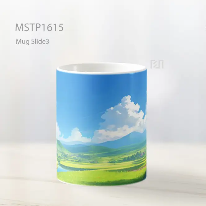 Lembah Cerah Ghibli Ultrawide Mug MSTP1615 - All-side / Desain