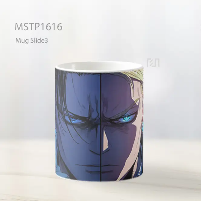 Levi Ackerman And Erwin Smith Wajah Terpisah Mug MSTP1616 - All-side / Desain