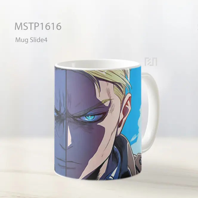 Levi Ackerman And Erwin Smith Wajah Terpisah Mug MSTP1616
