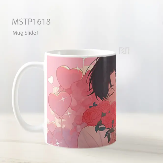 Levi Ackerman Attack On Titan Kawaii Valentines Mug MSTP1618 - All-side / Desain