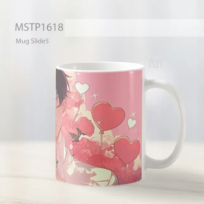 Levi Ackerman Attack On Titan Kawaii Valentines Mug MSTP1618 - All-side / Desain