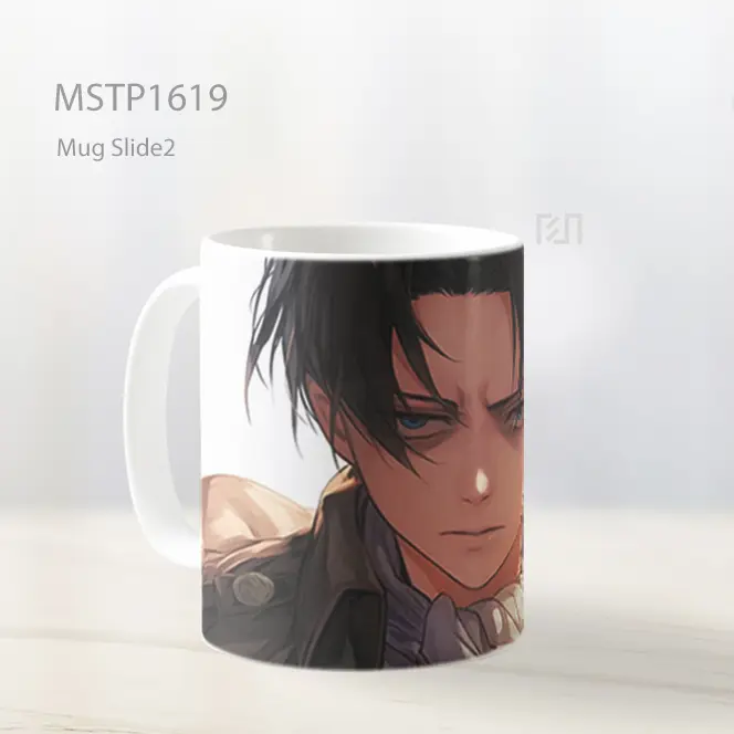Levi Ackerman Attack On Titan Mug MSTP1619 - All-side / Desain