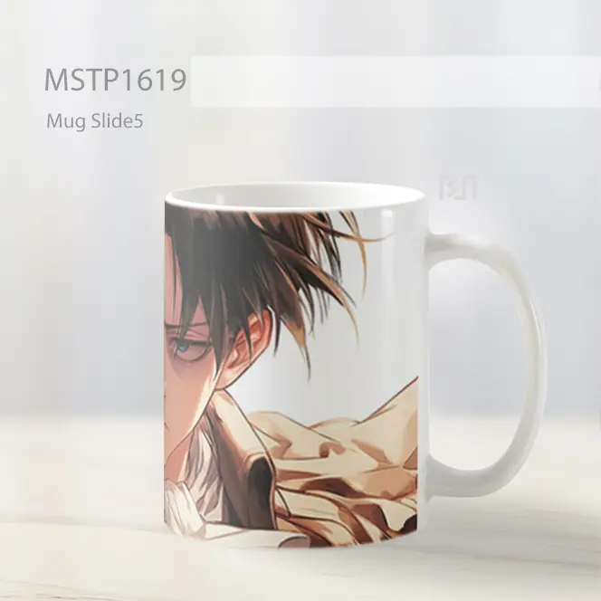 Levi Ackerman Attack On Titan Mug MSTP1619 - All-side / Desain