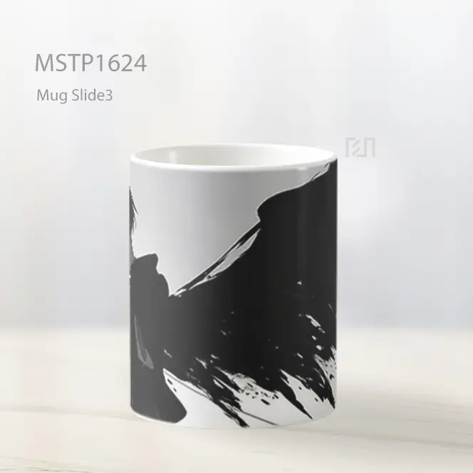 Levi Ackerman Black Wings Silhouette Attack On Titan Mug MSTP1624 - All-side / Desain