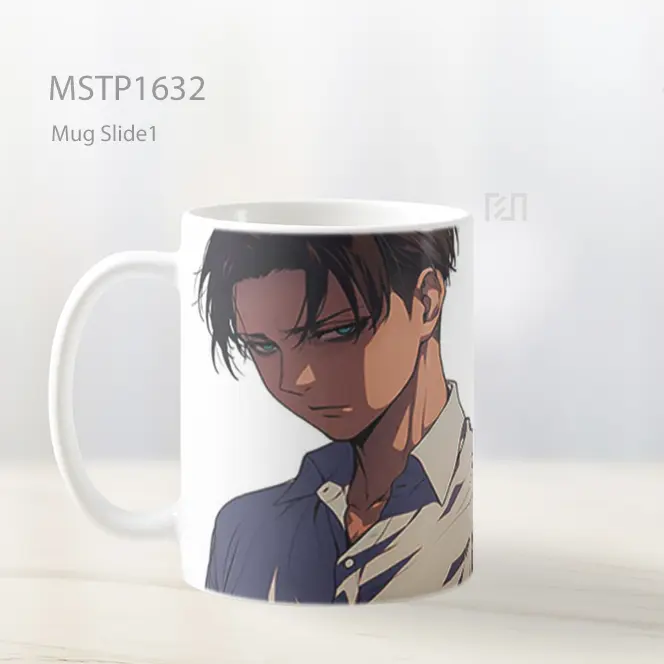 Levi Ackerman Karakter Anime Mug MSTP1632 - All-side / Desain