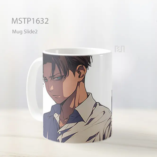 Levi Ackerman Karakter Anime Mug MSTP1632 - All-side / Desain