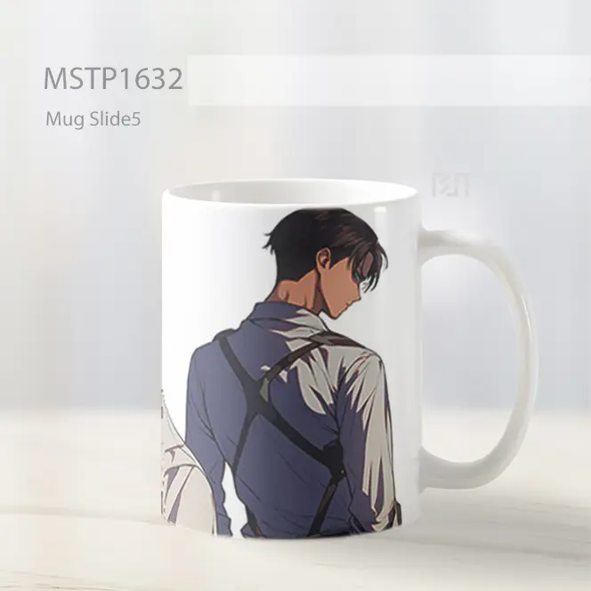 Levi Ackerman Karakter Anime Mug MSTP1632 - All-side / Desain