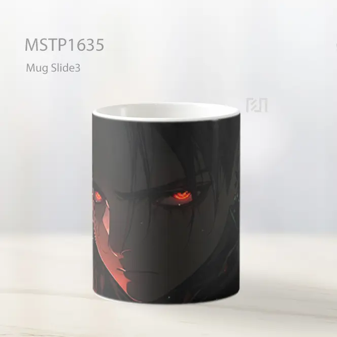 Levi Ackerman Mata Merah Bersinar Mug MSTP1635 - All-side / Desain