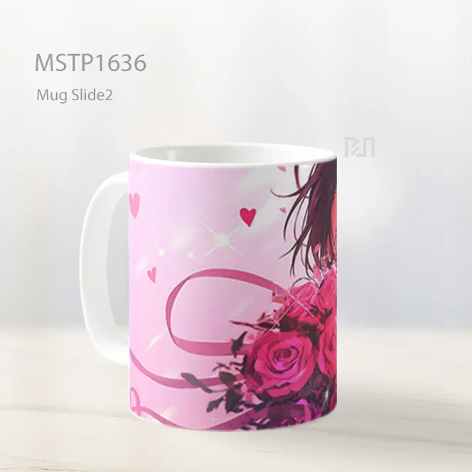 Levi Ackerman Mawar And Romansa Valentines Mug MSTP1636 - All-side / Desain