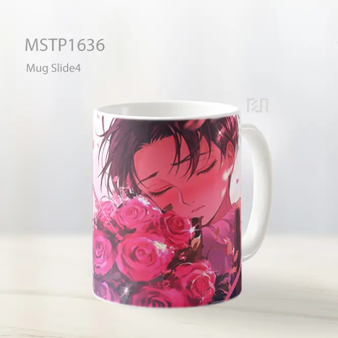 Levi Ackerman Mawar And Romansa Valentines Mug MSTP1636