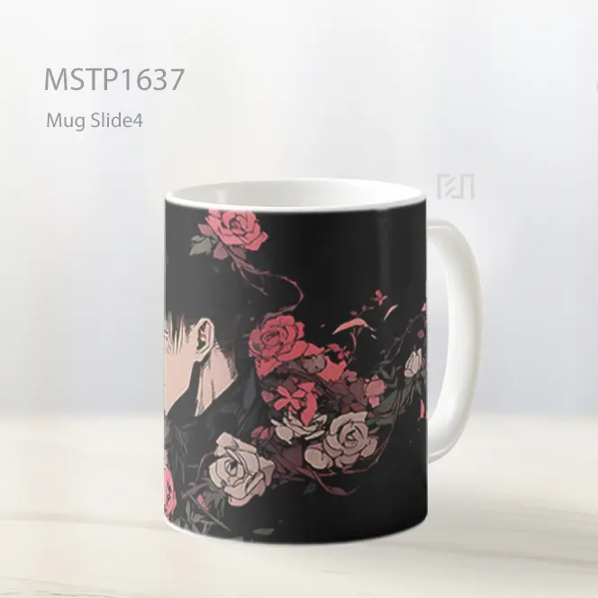 Levi Ackerman Mawar Hitam Mug MSTP1637