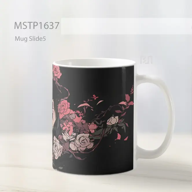 Levi Ackerman Mawar Hitam Mug MSTP1637 - All-side / Desain