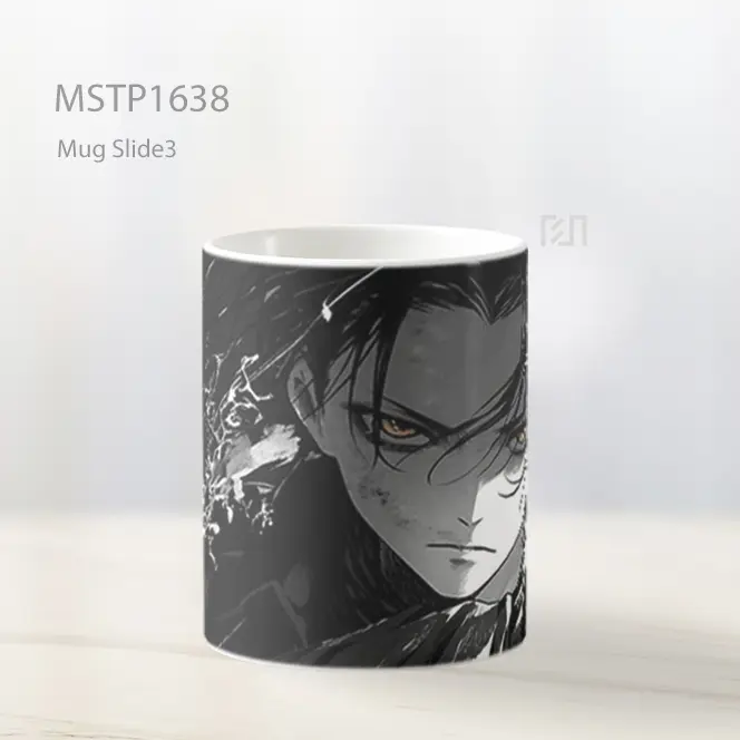 Levi Ackerman Monokrom Mug MSTP1638 - All-side / Desain