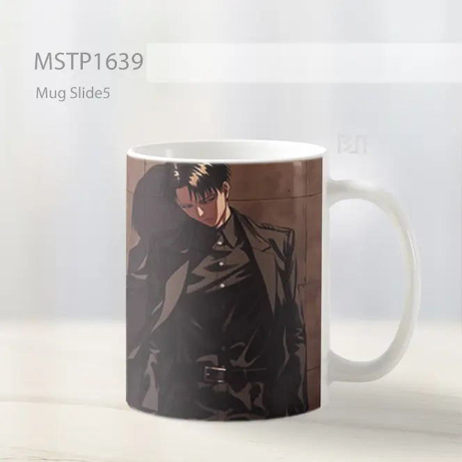 Levi Ackerman Nuansa Sendu Mug MSTP1639 - All-side / Desain