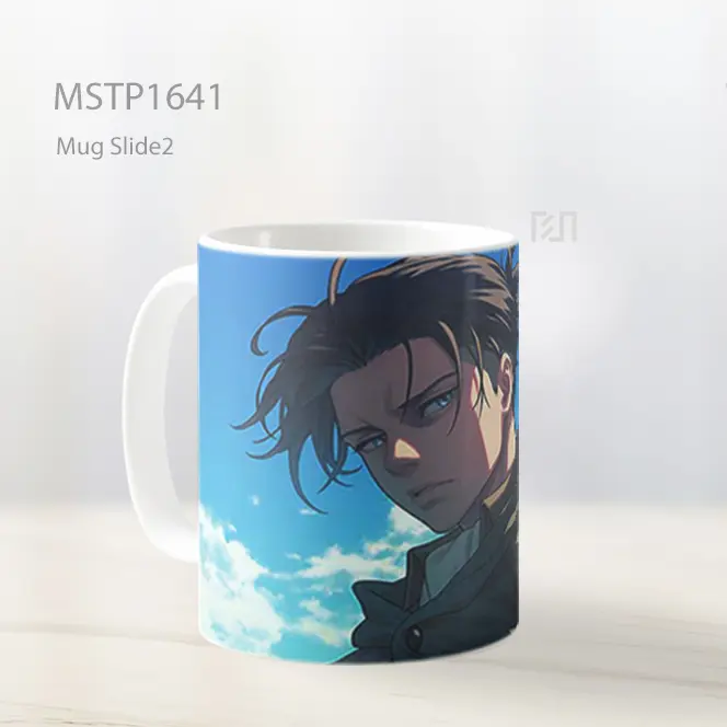 Levi Ackerman Potret Tenang Mug MSTP1641 - All-side / Desain