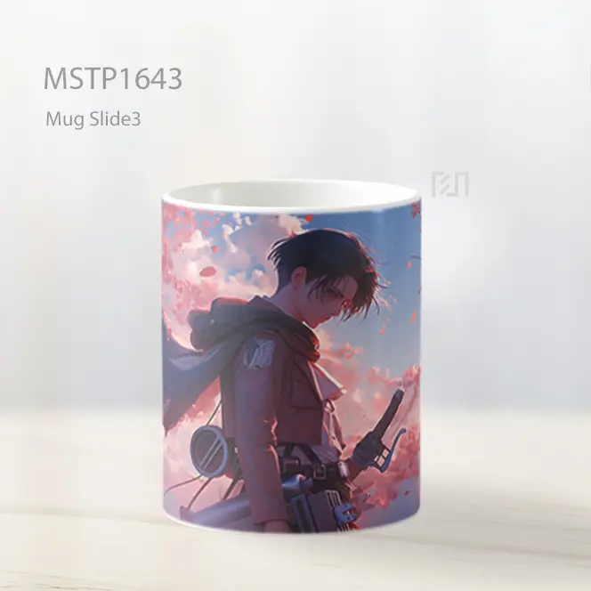 Levi Ackerman Romantis Attack On Titan Anime Mug MSTP1643 - All-side / Desain