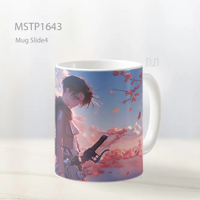Levi Ackerman Romantis Attack On Titan Anime Mug MSTP1643