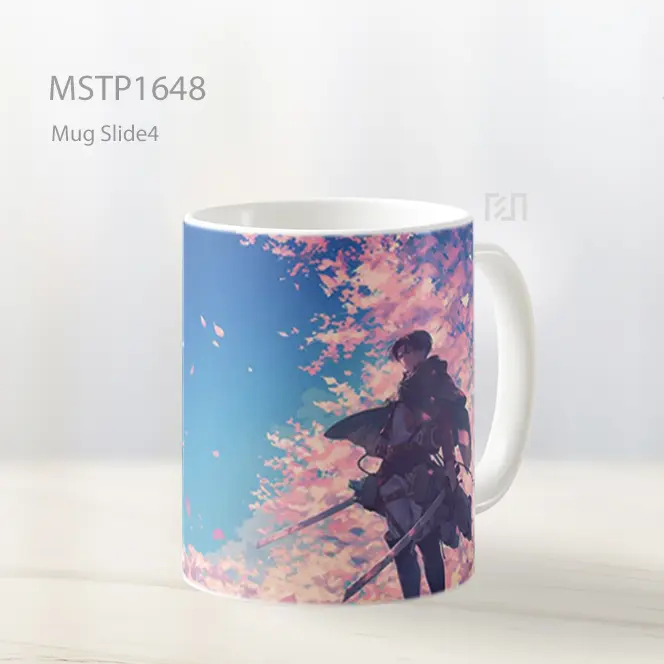 Levi Sakura Attack On Titan Mug MSTP1648