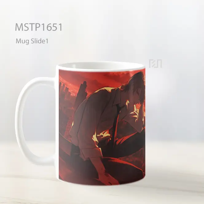 Light Yagami Bloody Cityscape Death Note Mug MSTP1651 - All-side / Desain