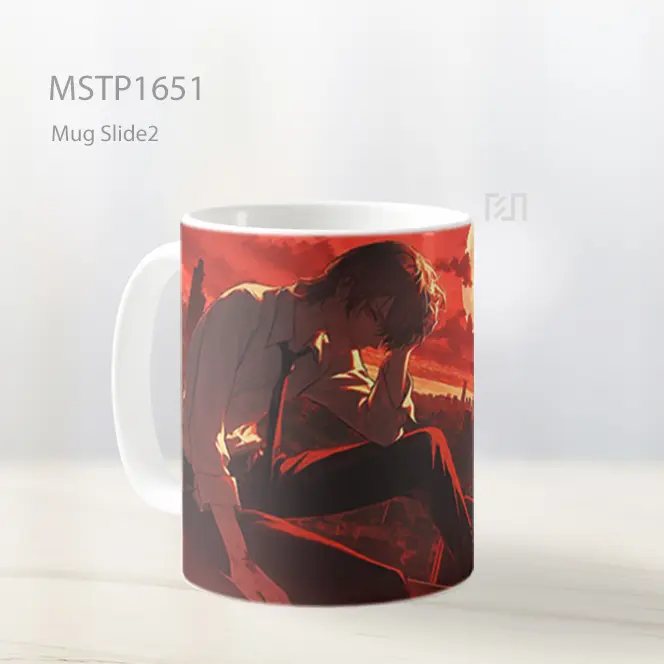 Light Yagami Bloody Cityscape Death Note Mug MSTP1651 - All-side / Desain