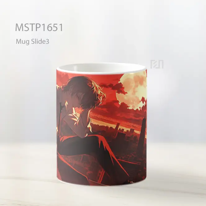 Light Yagami Bloody Cityscape Death Note Mug MSTP1651 - All-side / Desain