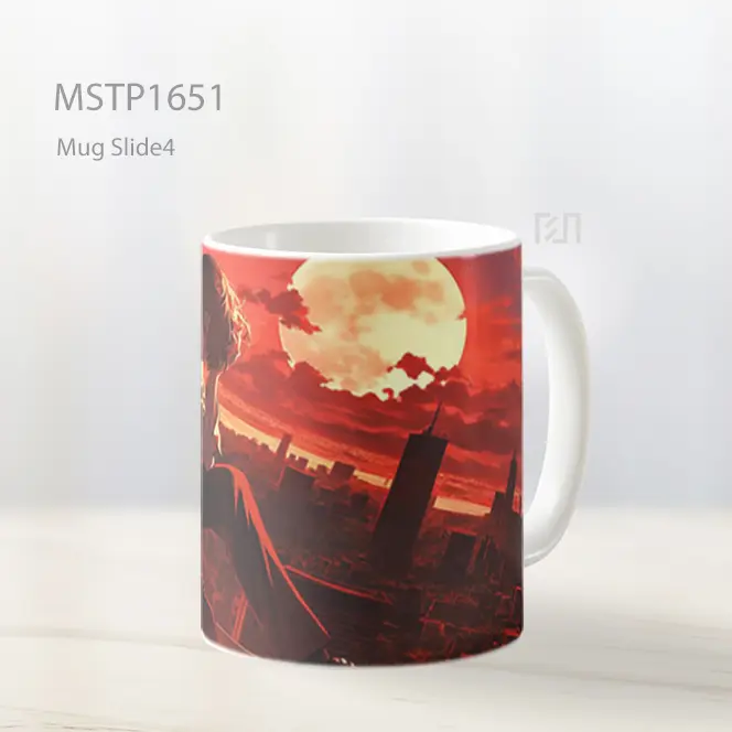 Light Yagami Bloody Cityscape Death Note Mug MSTP1651