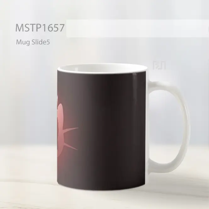 Logo Team Rocket Cahaya Merah Mug MSTP1657 - All-side / Desain