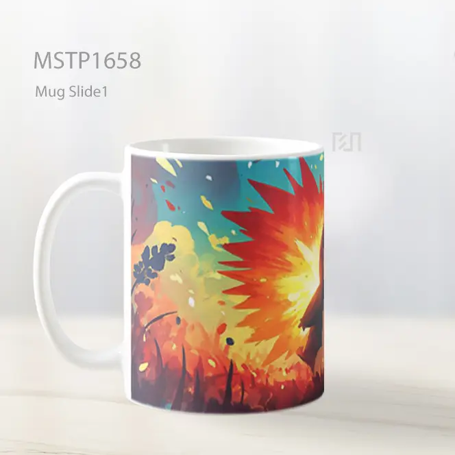 Lowing Cyndaquil Pokemon Mug MSTP1658 - All-side / Desain