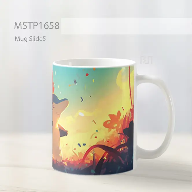 Lowing Cyndaquil Pokemon Mug MSTP1658 - All-side / Desain