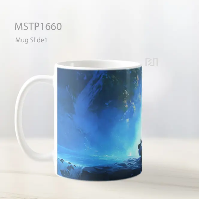 Lucario Meditasi Di Bawah Air Terjun Mug MSTP1660 - All-side / Desain